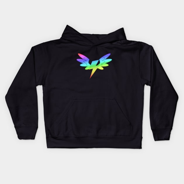 MLP - Cutie Mark Rainbow Special - Wonderbolts Kids Hoodie by ariados4711